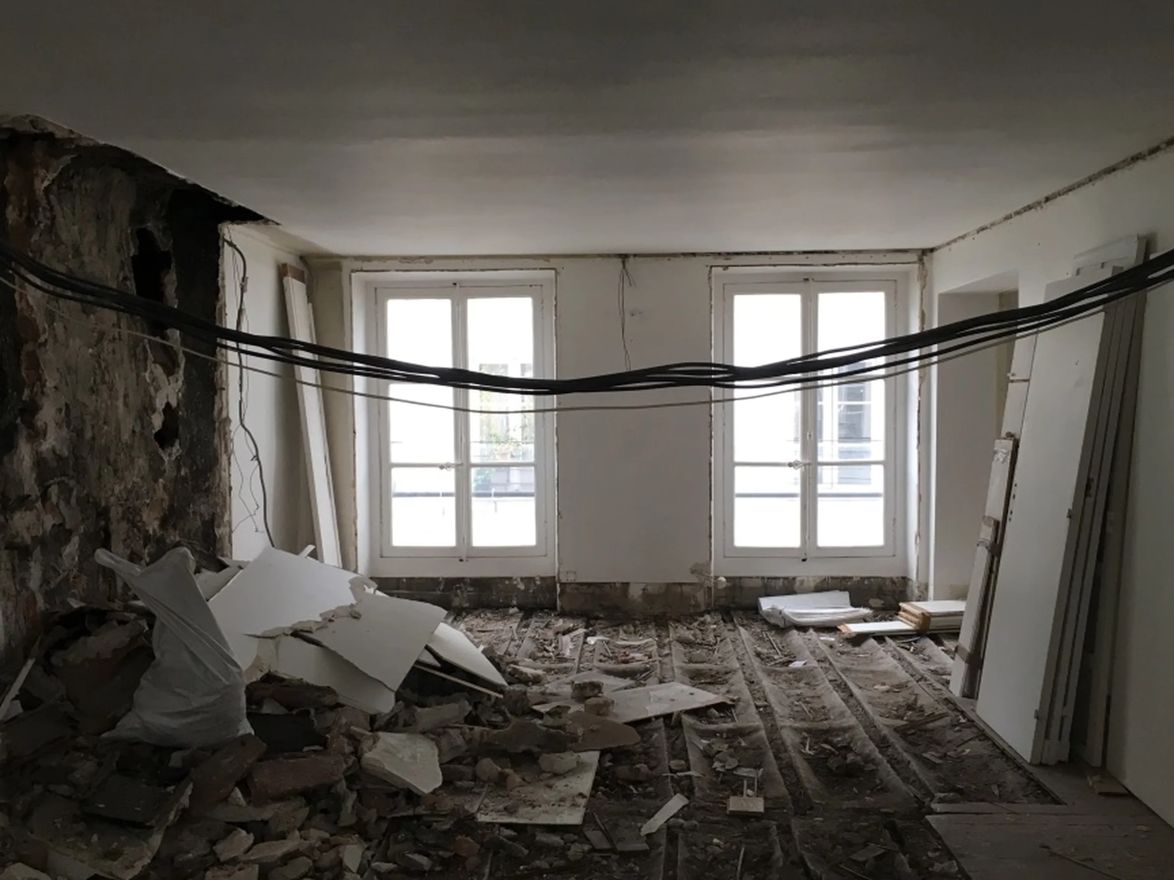 Avant — État chantier
